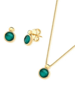 Conjunto Redondo em Esmeralda
