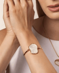 Pulseira Orgânica com Cristais Brutos